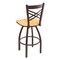 Holland Bar Stool Co 30" Swivel Bar Stool, Bronze Finish, Nat Maple Seat 82030BZNatMpl - alternate 2